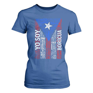 Puerto Rican Flag Puerto Rico Towns And Cities T Shirt For Women TS11 Royal Blue Print Your Wear