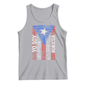 Puerto Rican Flag Puerto Rico Towns And Cities Tank Top TS11 Athletic Heather Print Your Wear