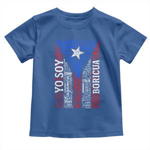 Puerto Rican Flag Puerto Rico Towns And Cities Toddler T Shirt TS11 Royal Blue Print Your Wear