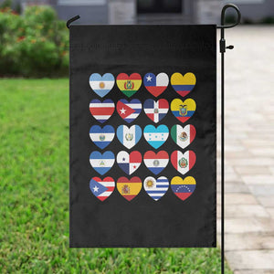 Hispanic Heritage Month Latin American Countries Heart Garden Flag TS11 Print Your Wear