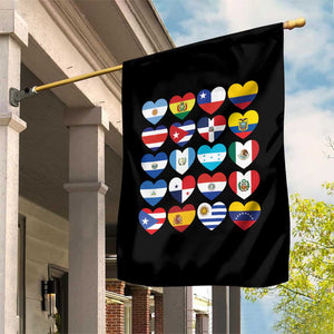 Hispanic Heritage Month Latin American Countries Heart Garden Flag TS11 Print Your Wear