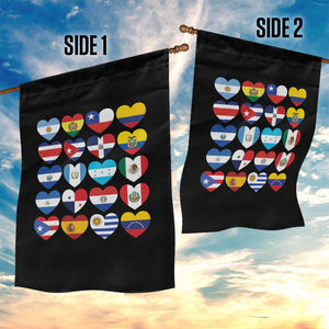 Hispanic Heritage Month Latin American Countries Heart Garden Flag TS11 Print Your Wear