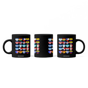 Hispanic Heritage Month Latin American Countries Heart Coffee Mug TS11 Print Your Wear