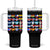 Hispanic Heritage Month Latin American Countries Heart Tumbler With Handle TS11 One Size: 40 oz Black Print Your Wear