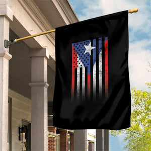 Puerto Rican American Garden Flag Half Rican American Puerto Rico Pride TS11 Print Your Wear
