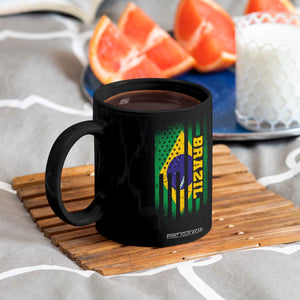 Brazilian Americans Brazilian Pride Latin Vintage USA Brazil Flag Coffee Mug TS11 Print Your Wear