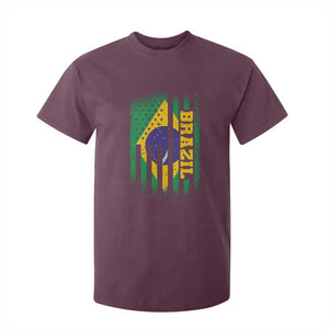 Brazilian Americans Brazilian Pride Latin Vintage USA Brazil Flag T Shirt For Kid TS11 Print Your Wear