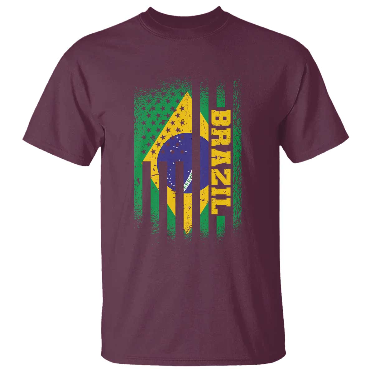 Brazilian Americans Brazilian Pride Latin Vintage USA Brazil Flag T Shirt TS11 Print Your Wear