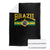 Brazilian Pride Vintage Brasil Brazil Flag Latin America Throw Blanket TS11 Black Print Your Wear