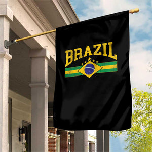 Brazilian Pride Vintage Brasil Brazil Flag Latin America Garden Flag TS11 Print Your Wear