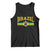 Brazilian Pride Vintage Brasil Brazil Flag Latin America Tank Top TS11 Black Print Your Wear