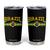 Brazilian Pride Vintage Brasil Brazil Flag Latin America Tumbler Cup TS11 Black Print Your Wear