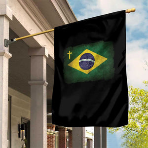 Brazilian Pride Christian Cross Latin America Brazil Flag Garden Flag TS11 Print Your Wear