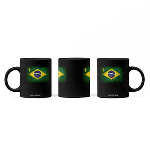 Brazilian Pride Christian Cross Latin America Brazil Flag Coffee Mug TS11 Print Your Wear