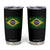Brazilian Pride Christian Cross Latin America Brazil Flag Tumbler Cup TS11 Black Print Your Wear