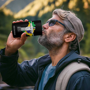 Brazilian Pride Christ the Redeemer Statue Latin America Brazil Map 4 in 1 Can Cooler Tumbler TS11 Print Your Wear