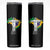 Brazilian Pride Christ the Redeemer Statue Latin America Brazil Map Skinny Tumbler TS11 Black Print Your Wear
