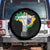 Brazilian Pride Christ the Redeemer Statue Latin America Brazil Map Spare Tire Cover TS11 No hole Black Print Your Wear