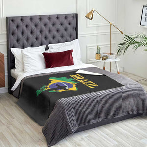 Brazilian Pride Christ the Redeemer Statue Latin America Throw Blanket TS11 Print Your Wear