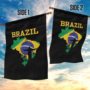 Brazilian Pride Christ the Redeemer Statue Latin America Garden Flag TS11 Print Your Wear