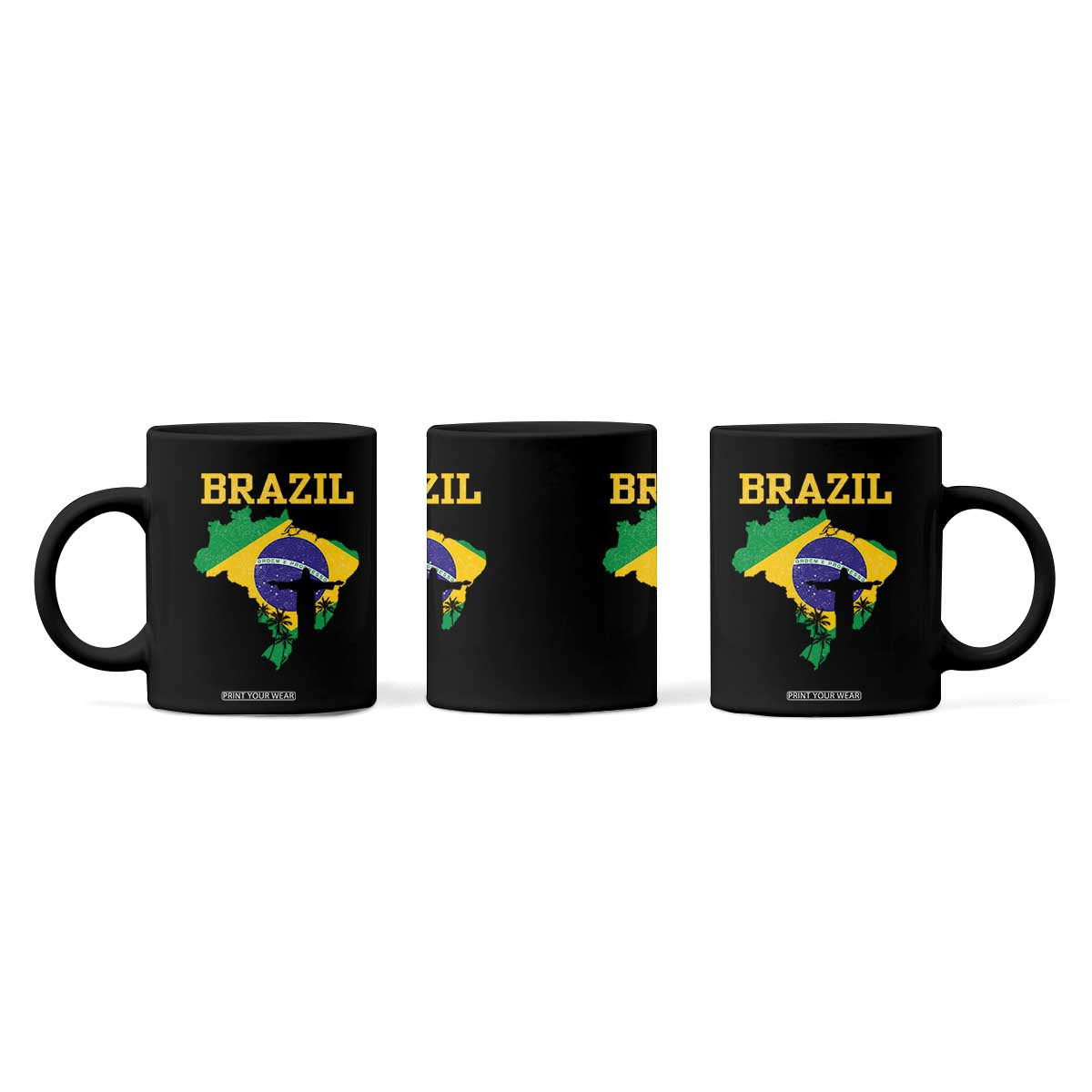 Brazilian Pride Christ the Redeemer Statue Latin America Coffee Mug TS11 Print Your Wear