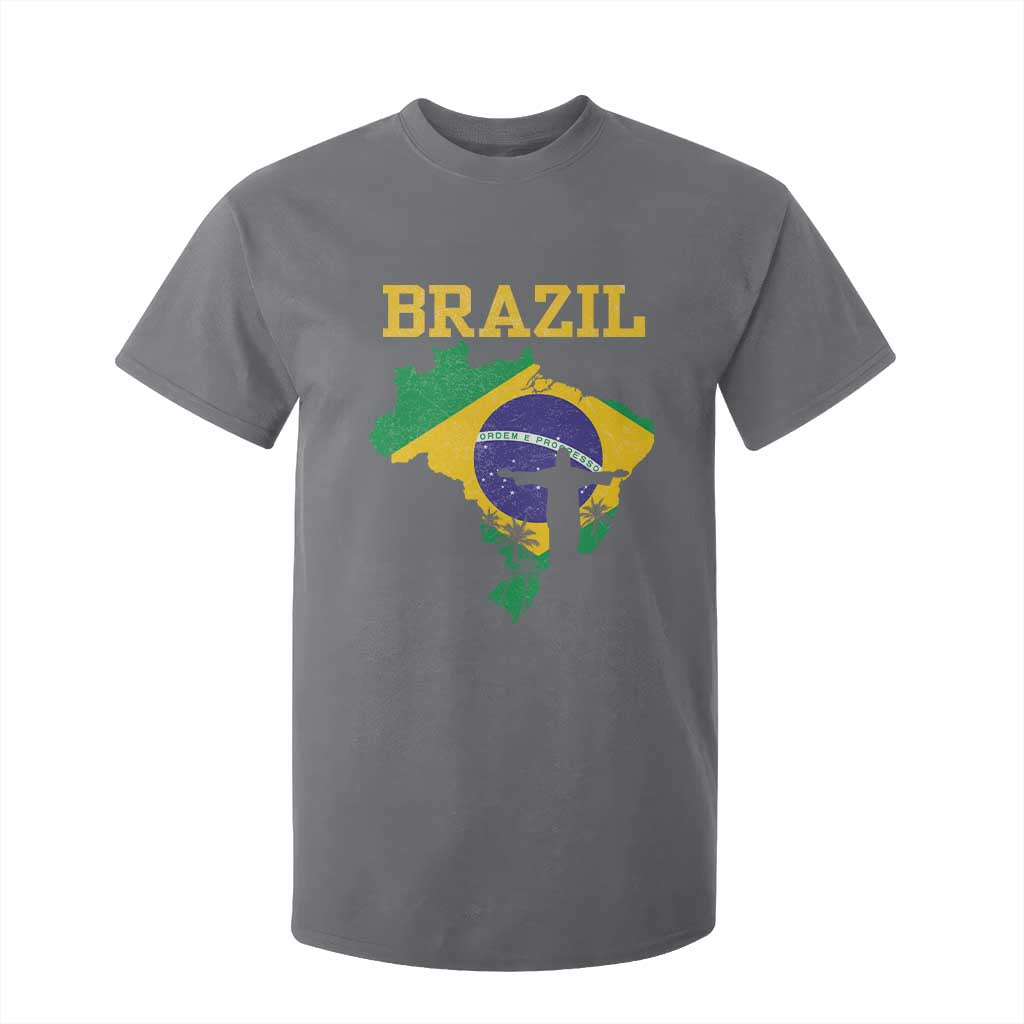 Brazilian Pride Christ the Redeemer Statue Latin America T Shirt For Kid TS11 Charcoal Print Your Wear