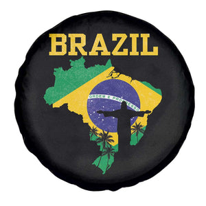 Brazilian Pride Christ the Redeemer Statue Latin America Spare Tire Cover TS11 Print Your Wear