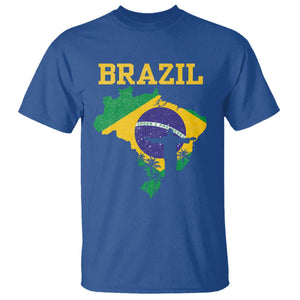 Brazilian Pride Christ the Redeemer Statue Latin America T Shirt TS11 Royal Blue Print Your Wear