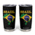 Brazilian Pride Christ the Redeemer Statue Latin America Tumbler Cup TS11 Black Print Your Wear