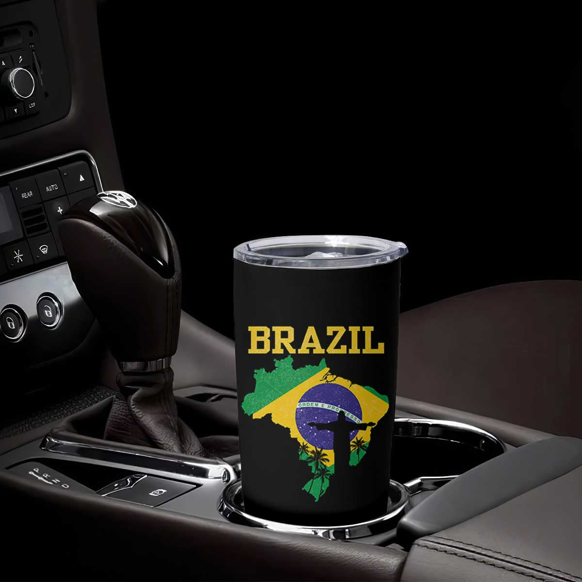 Brazilian Pride Christ the Redeemer Statue Latin America Tumbler Cup TS11 Print Your Wear