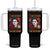 Frida Kahlo Tumbler With Handle They Whispered To Her You Cant Withstand The Storm TS11 One Size: 40 oz Black Print Your Wear