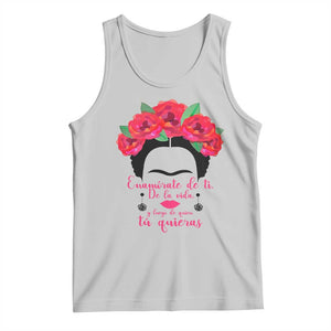 Frida Kahlo Quotes Tank Top Enamorate De Ti De La Vida Mexican Artist TS11 Ash Print Your Wear