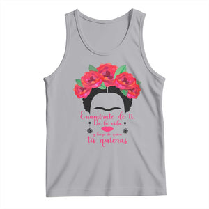 Frida Kahlo Quotes Tank Top Enamorate De Ti De La Vida Mexican Artist TS11 Athletic Heather Print Your Wear