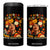 Afro Latina Power 4 in 1 Can Cooler Tumbler Hispanic Heritage Month Flowers TS11 One Size: 16 oz Black Print Your Wear