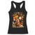 Afro Latina Power Racerback Tank Top Hispanic Heritage Month Flowers - Print Your Wear