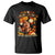 Afro Latina Power T Shirt Hispanic Heritage Month Flowers - Print Your Wear