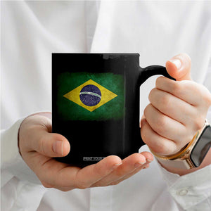 Brazilian Pride Latin America Vintage Brazil Flag Coffee Mug TS11 Print Your Wear