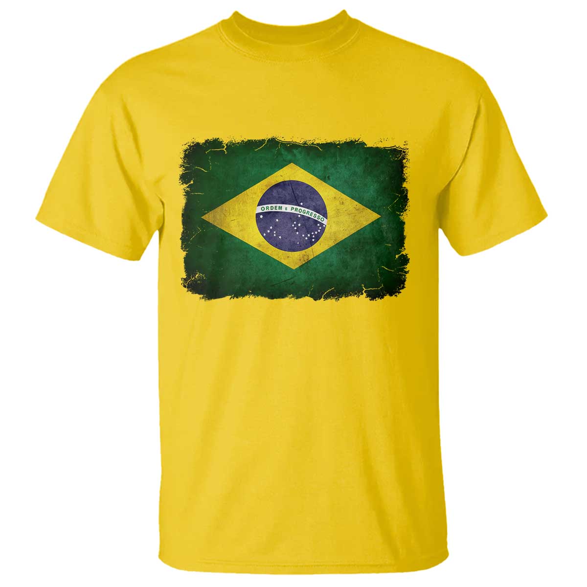 Brazilian Pride Latin America Vintage Brazil Flag T Shirt TS11 Daisy Print Your Wear