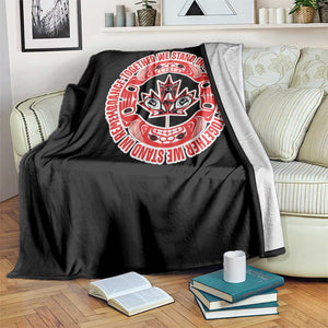 Indigenous Children Throw Blanket Together We Stand In Remembrance Unity Day Papoose Maple Leaf Native American TS11 Print Your Wear