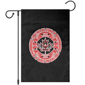 Indigenous Children Garden Flag Together We Stand In Remembrance Unity Day Papoose Maple Leaf Native American TS11 Black Print Your Wear