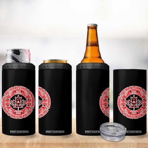 Indigenous Children 4 in 1 Can Cooler Tumbler Together We Stand In Remembrance Unity Day Papoose Maple Leaf Native American TS11 Print Your Wear