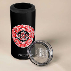 Indigenous Children 4 in 1 Can Cooler Tumbler Together We Stand In Remembrance Unity Day Papoose Maple Leaf Native American TS11 Print Your Wear
