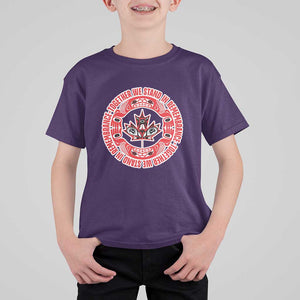 Indigenous Children T Shirt For Kid Together We Stand In Remembrance Unity Day Papoose Maple Leaf Native American TS11 Purple Print Your Wear