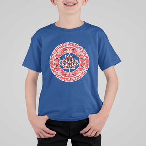 Indigenous Children T Shirt For Kid Together We Stand In Remembrance Unity Day Papoose Maple Leaf Native American TS11 Royal Blue Print Your Wear