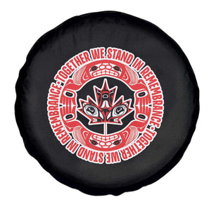 Indigenous Children Spare Tire Cover Together We Stand In Remembrance Unity Day Papoose Maple Leaf Native American TS11 Print Your Wear