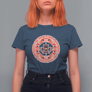 Indigenous Children T Shirt For Women Together We Stand In Remembrance Unity Day Papoose Maple Leaf Native American TS11 Navy Print Your Wear