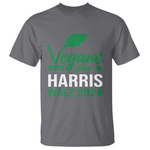 Kamala Supporter 2024 T Shirt Vegans For Harris Walz 2024 Veggies TS11 Charcoal Print Your Wear