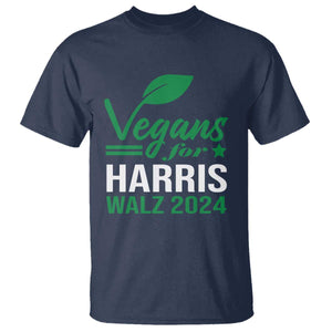 Kamala Supporter 2024 T Shirt Vegans For Harris Walz 2024 Veggies TS11 Navy Print Your Wear