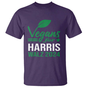 Kamala Supporter 2024 T Shirt Vegans For Harris Walz 2024 Veggies TS11 Purple Print Your Wear