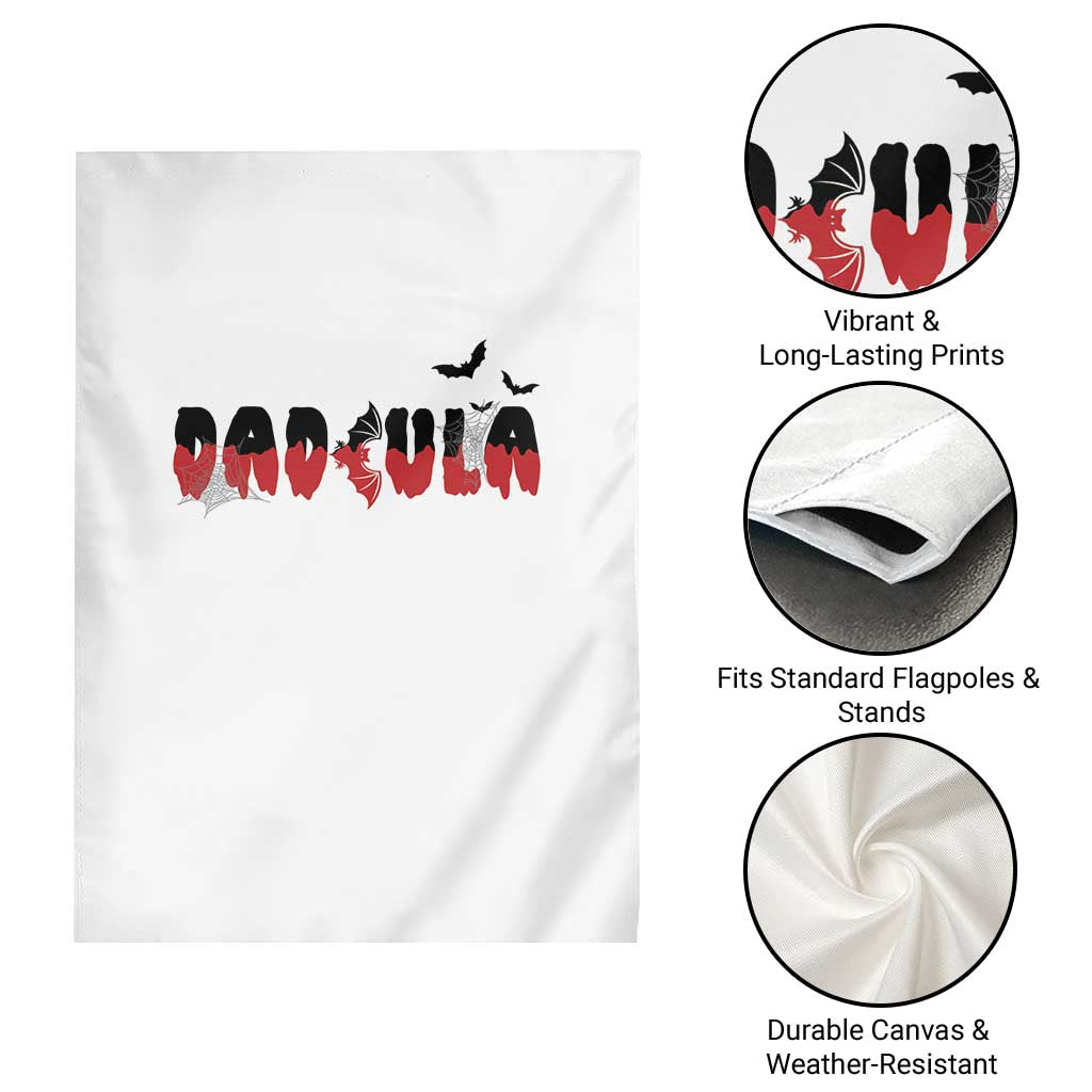 Halloween Couple Matching Garden Flag Dadcula Couples Daddy Husband Vampire Bat Spider Web TS11 Print Your Wear